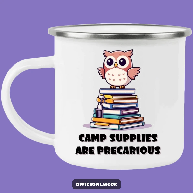 Durable Funny Kawaii Owl Office Mug - Your Camp Funny Gift Companion