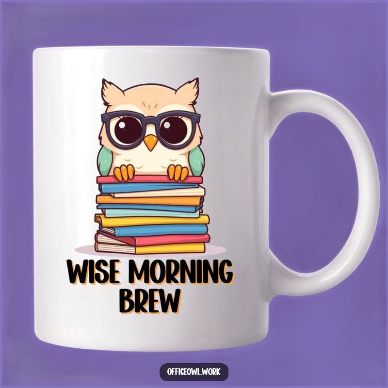 Funny Scholar Owl Mug: A Hilarious Gift for Bookworms & Nerds