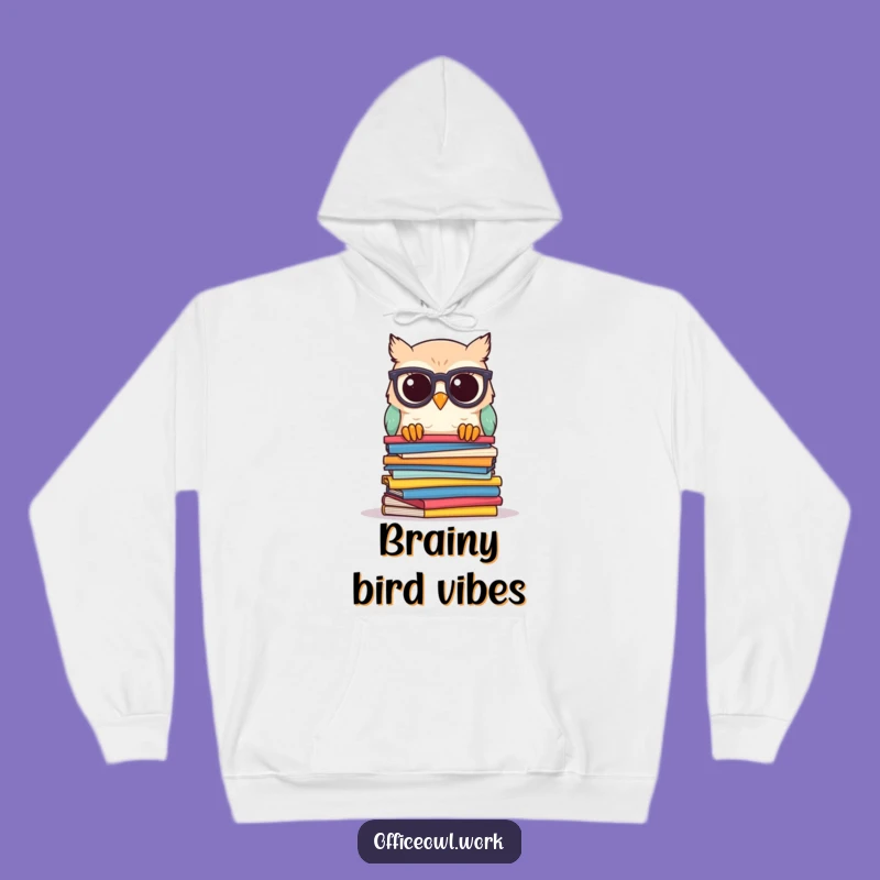 Cozy Scholar Owl Hoodie: Warmth and Hilarious Intellectual Vibes