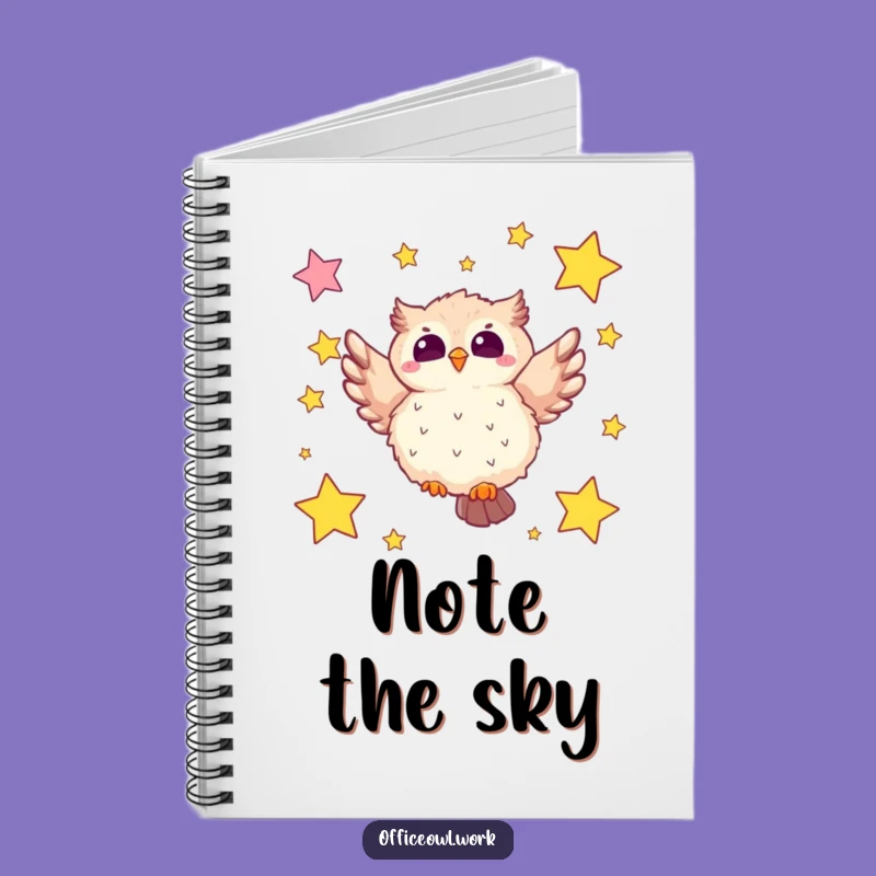 Funny Flying Owl Sticky Note Notebook: Jot Down Ideas with Hilarious Whimsy